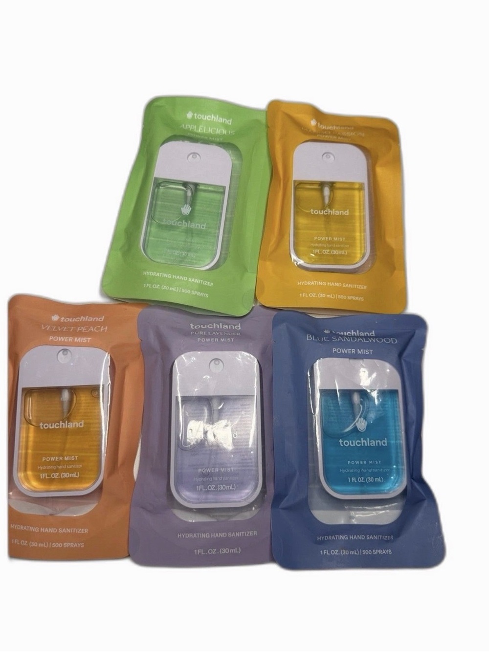 Touchland Power Mist Hand Sanitizer Bundle Lot of 5 | New & Sealed